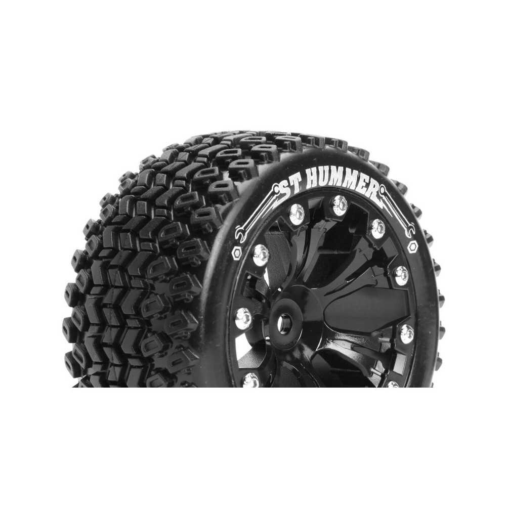 Louise RC ST-HUMMER 1-10 Stadium Truck Tire Set Mounted Sport Black 2.8 Wheels 0-Offset Hex 12mm LR-T3209SB Louise RC ST-HUMMER 1-10 Stadium Truck Tire Set Mounted Sport Black 2.8 Wheels 0-Offset Hex 12mm LR-T3209SB