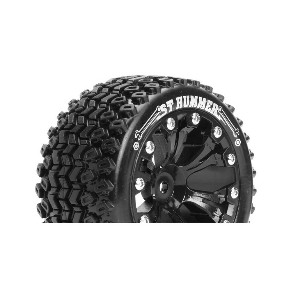 Louise RC ST-HUMMER 1-10 Stadium Truck Tire Set Mounted Sport Black 2.8 Wheels 1/2-Offset Hex 12mm LR-T3209SBH Louise RC ST-HUMMER 1-10 Stadium Truck Tire Set Mounted Sport Black 2.8 Wheels 1/2-Offset Hex 12mm LR-T3209SBH